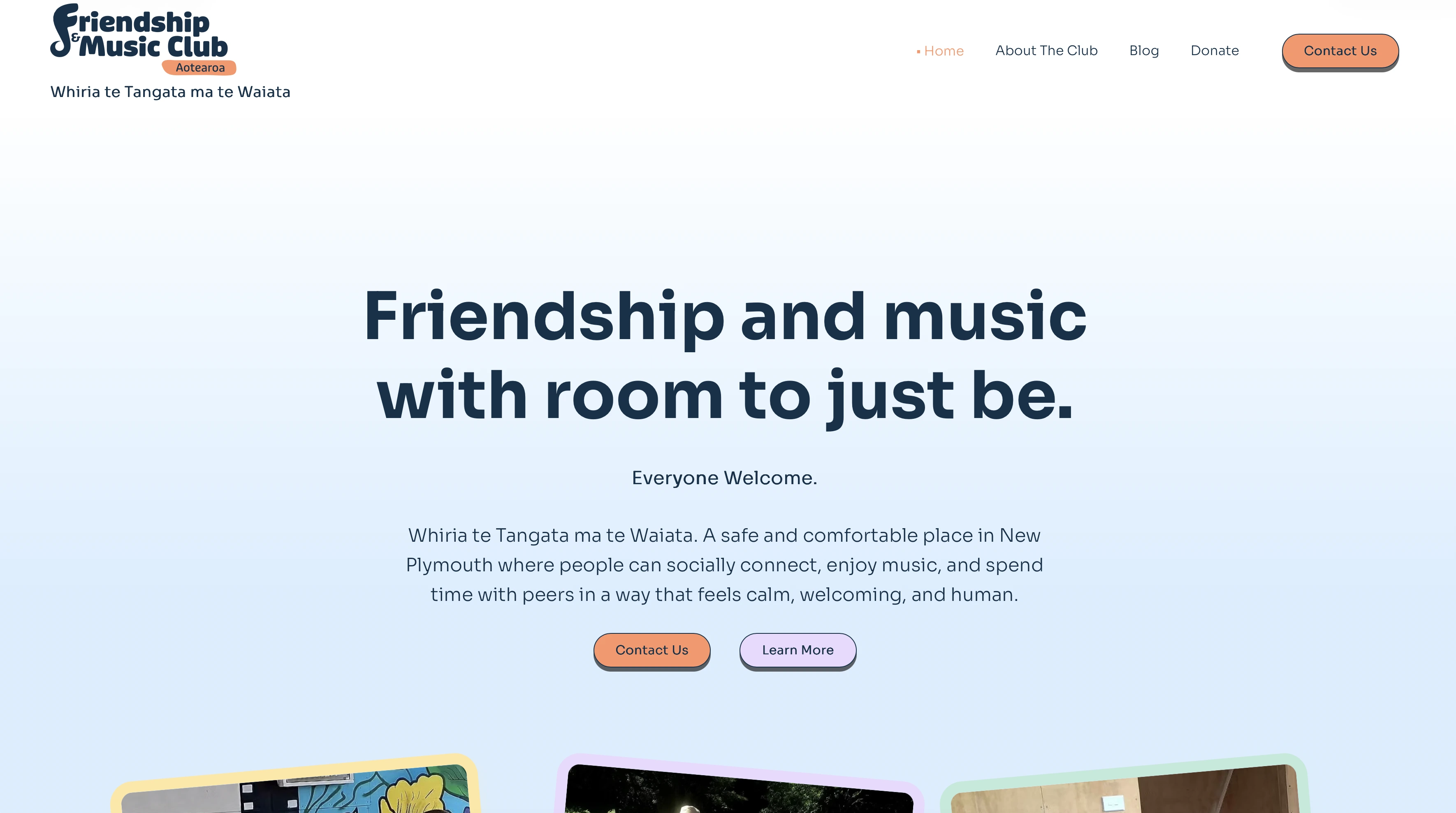 Friendship & Music Club project preview